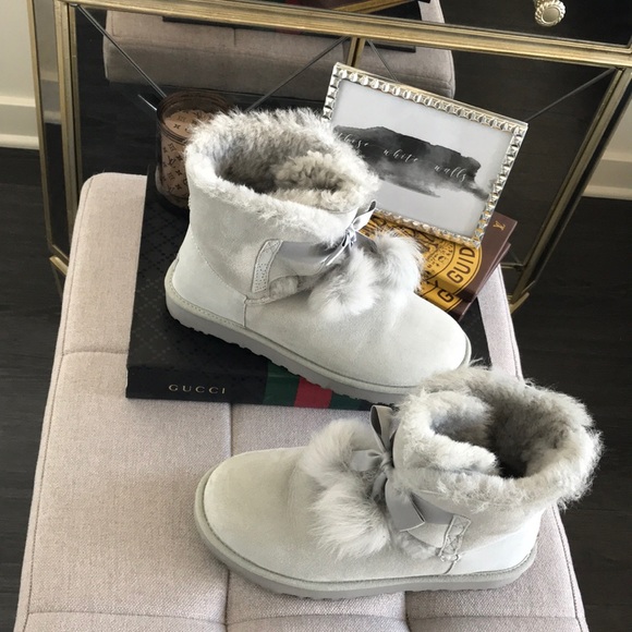 ugg mini grey violet